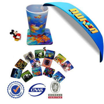 Porta copos Lenticular personalizada de 3D EVA Cup